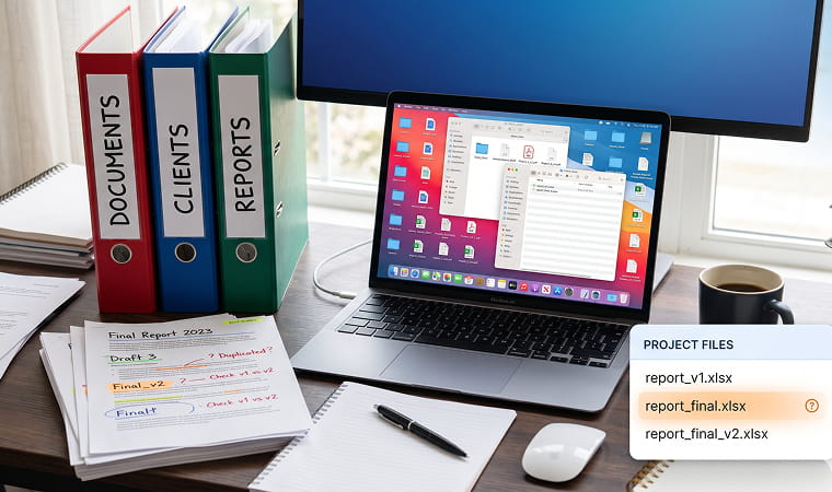 scattered administrative data across files and documents without clear structure